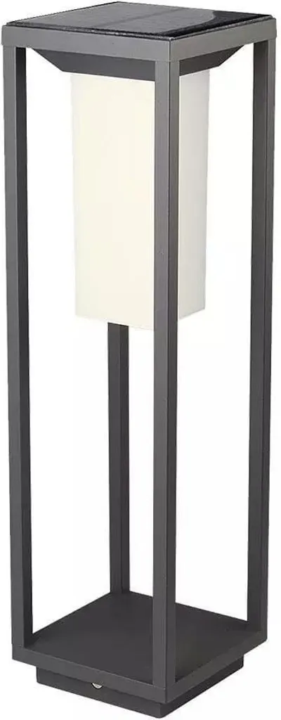 Borne Solaire Anti-Pluie IP65 pour Éclairer un Jardin Sans Électricité
