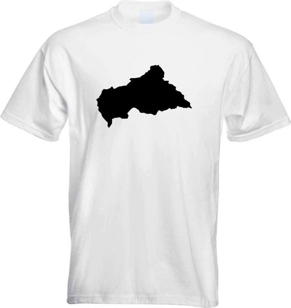 Kiwistar - T-Shirt - Weiss - Zentralafrikanische Republik Herren Funshirt Bedruckt Design Sprüche Spruch Motive - mit Motiv Bedruckt - Funshirt De...