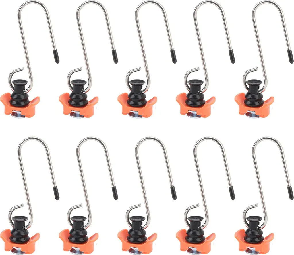 Fixation Rail en L Haute Visibilité Orange 110 lbs pour Benne de Camion
