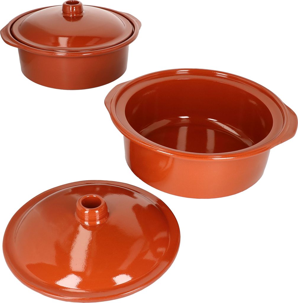 4tlg. Tontopf Set - 2x Tontopf Cocotte 4,5L + 2x Deckel - 99532