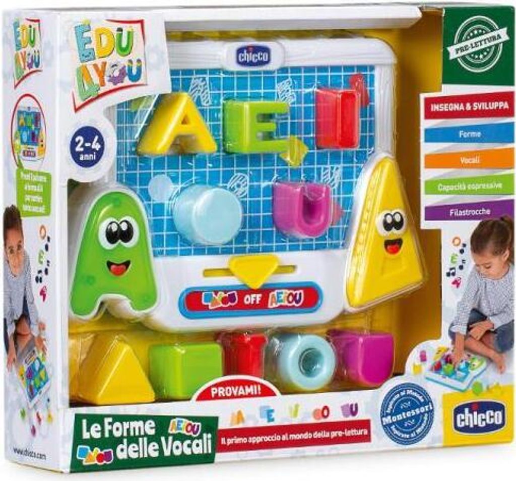 Chicco Edu-Vokale und bunte Formen GB