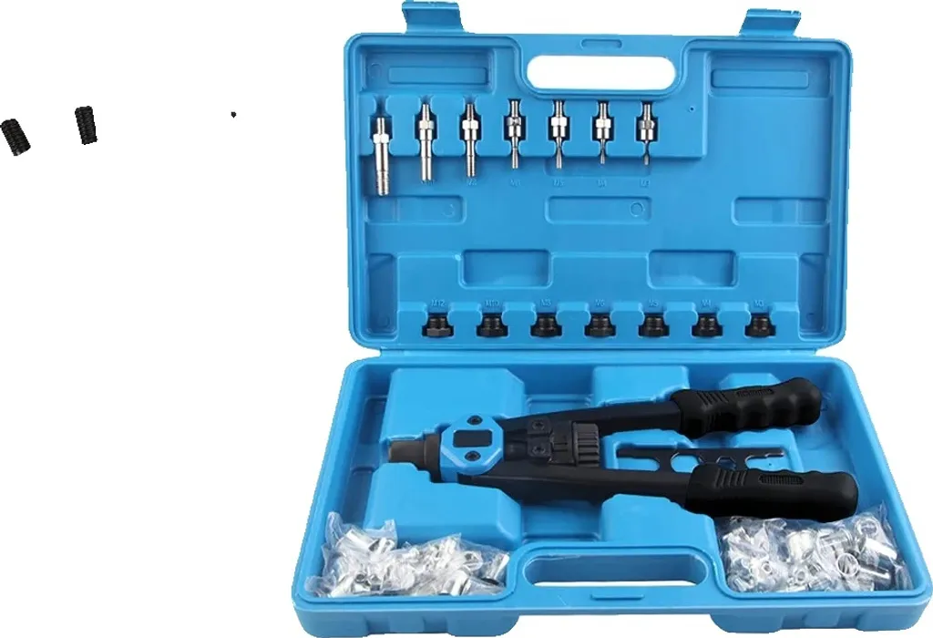Coffret d'assortiment de rivets aveugles et inserts filetés pour atelier