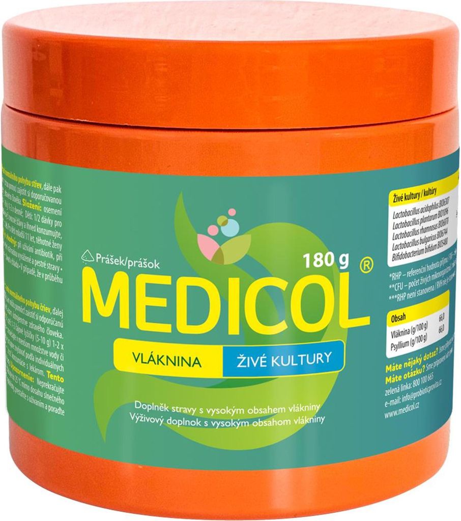 MEDICOL Live-Kultur Ballaststoffe 180 g