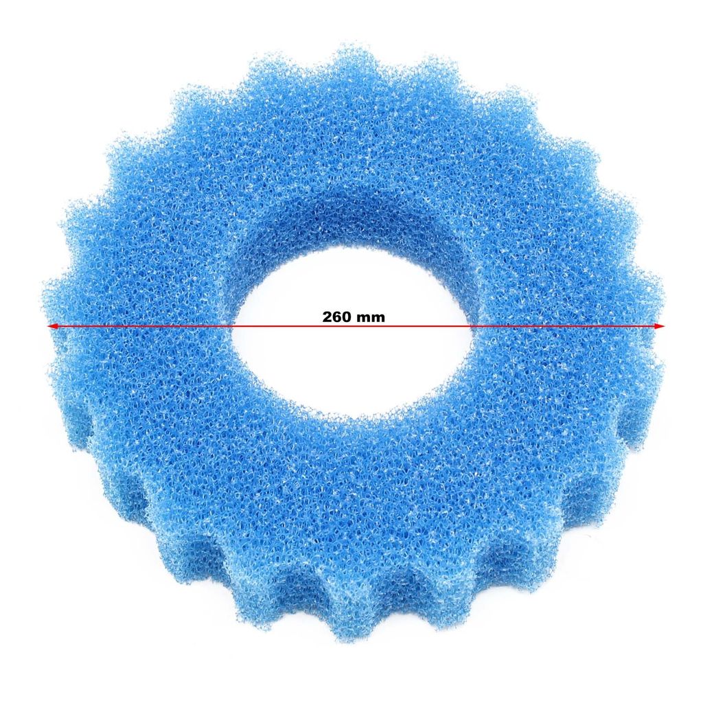 SunSun Ersatzteil für Druckteichfilter CPF-280/380/500 Schwamm blau, Teichdruckfilter UV-Lampe, 9000 l/h Teichfilteranlage, effiziente Wasserfilte...