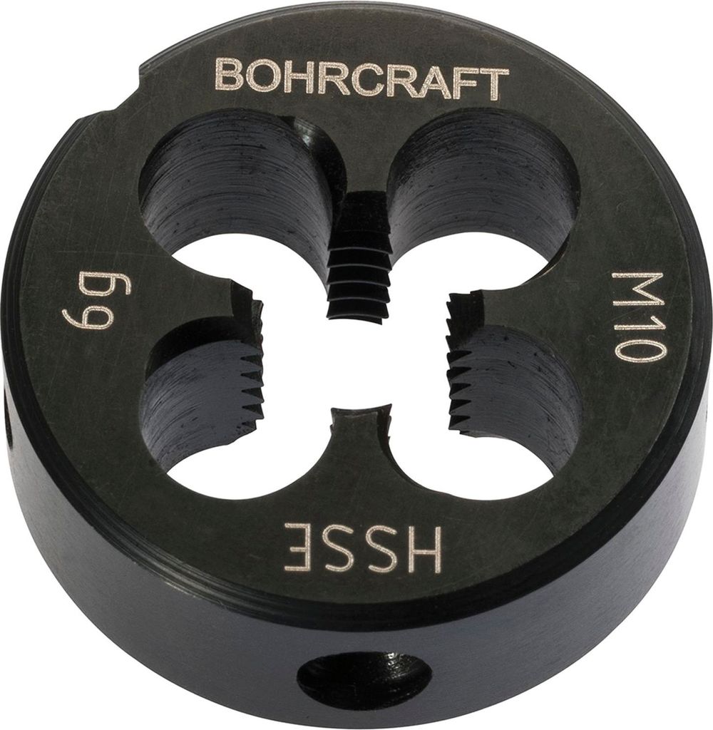 Bohrcraft Gewindeschneidwerkzeug Schneideisen Schneideisen HSS-E VAP // M 8 BC-Unibox