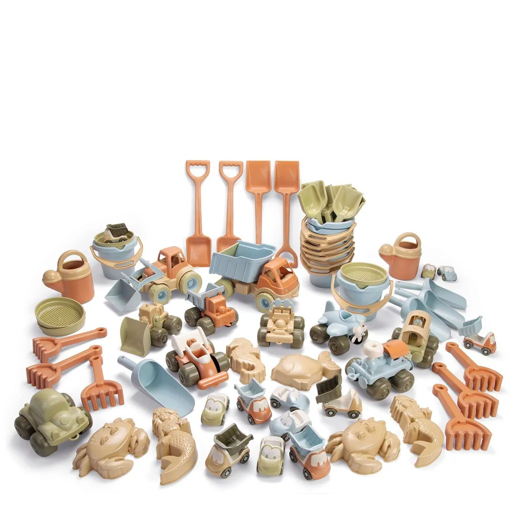 Jouets de sable pour enfants - Grand kit de 62 pièces Dantoy tiny durable