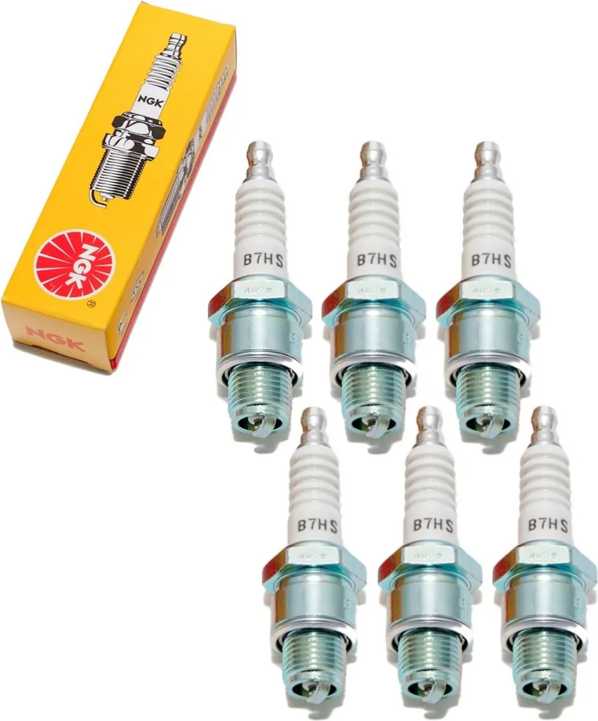 6x Candele Accensione NGK B7HS - Ricambio Universale per Motopompe e Gruppi