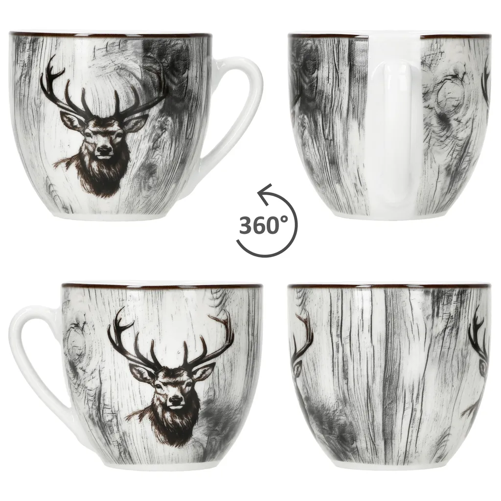 Set Tazze Caffè 6 Persone Alois: Ideale per Colazione e Regalo - 4