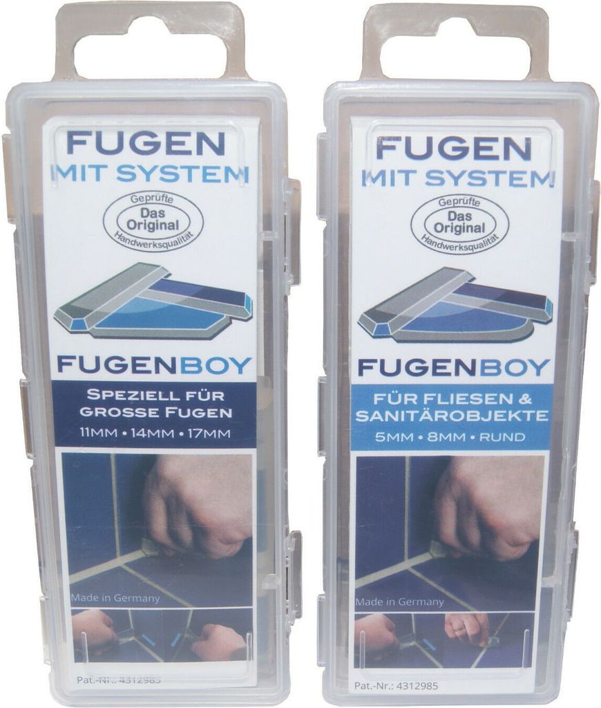 Fugenboy 3-er Set 5mm / 8mm / rund + 3-er Set 11mm /14mm /17mm