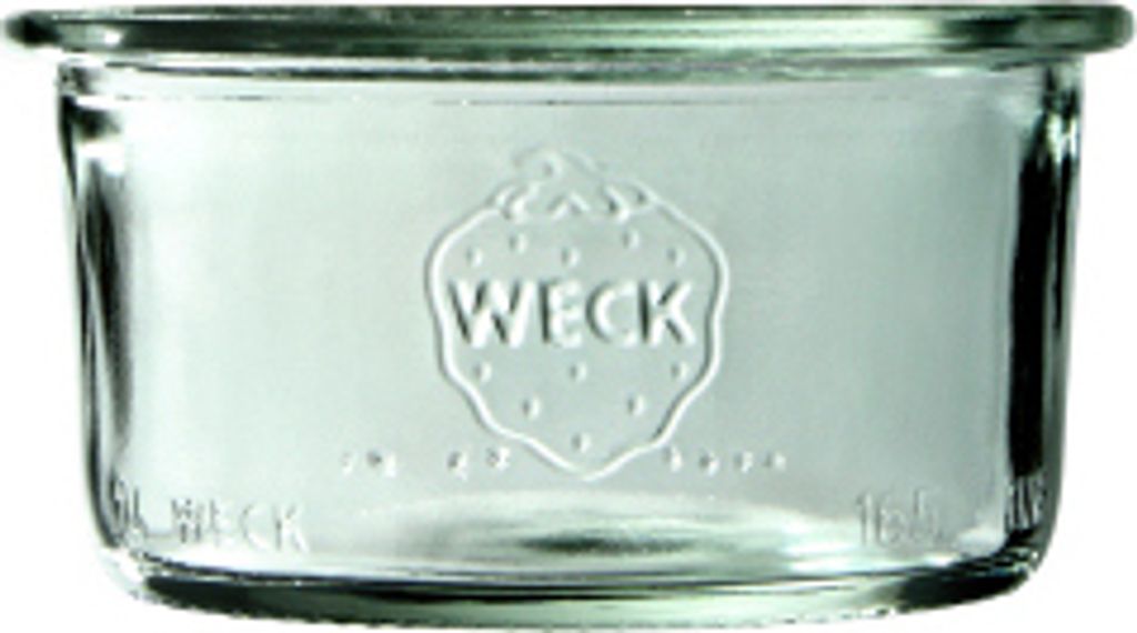 WECK Miniglas MINI-STURZ ohne Deckel 165 ml 6 Stück