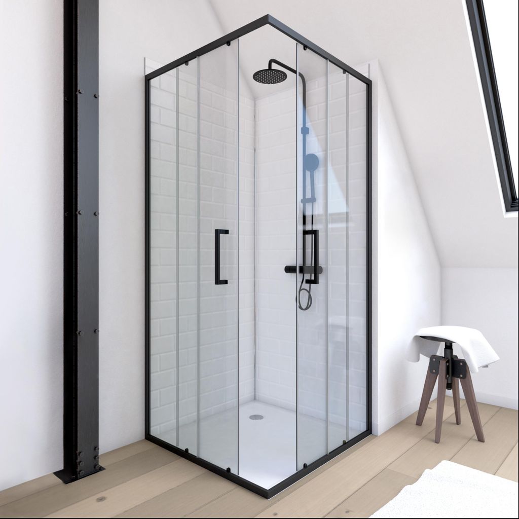 Cabina doccia 90x90 MARWELL Factory 90x90x200 cm - doccia Immagine del prodotto 