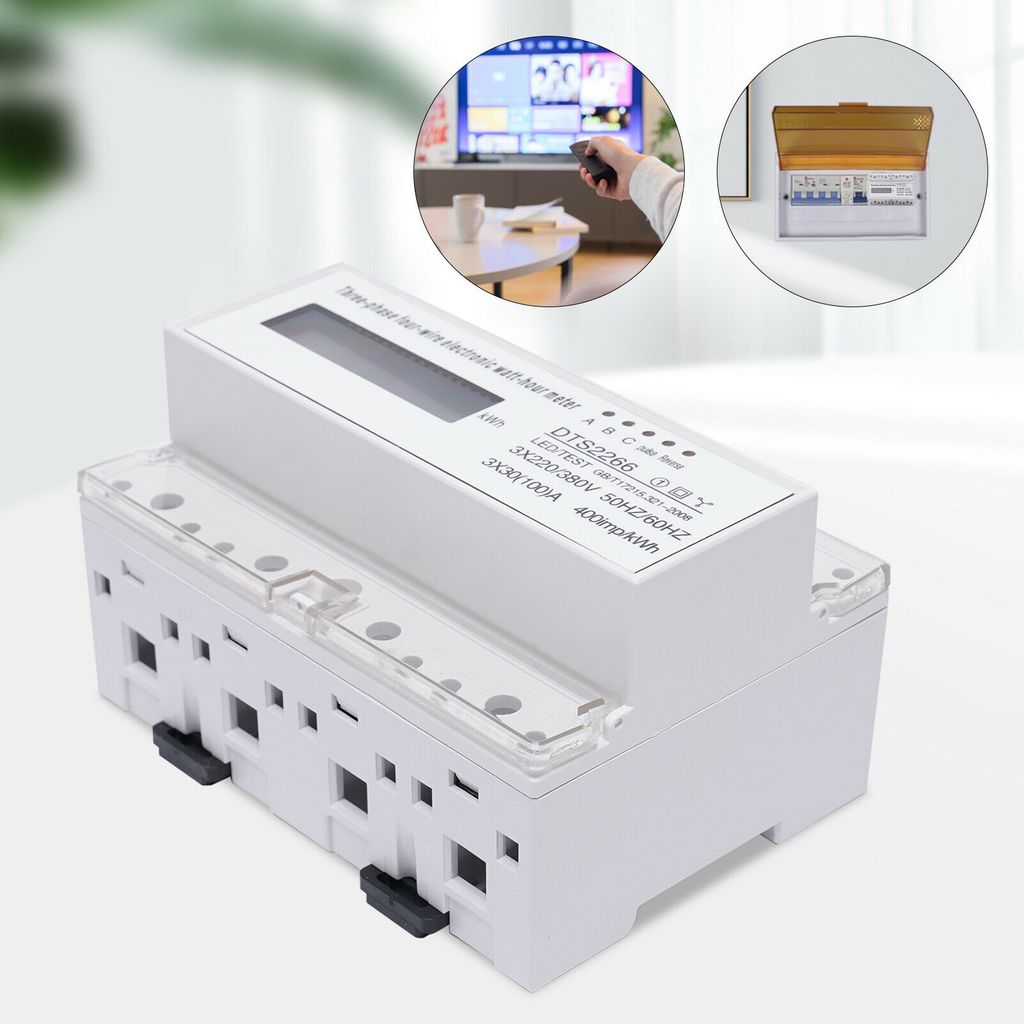 LCD třífázový elektroměr kalibrovaný 3fázový 4vodičový Obrázek produktu 2