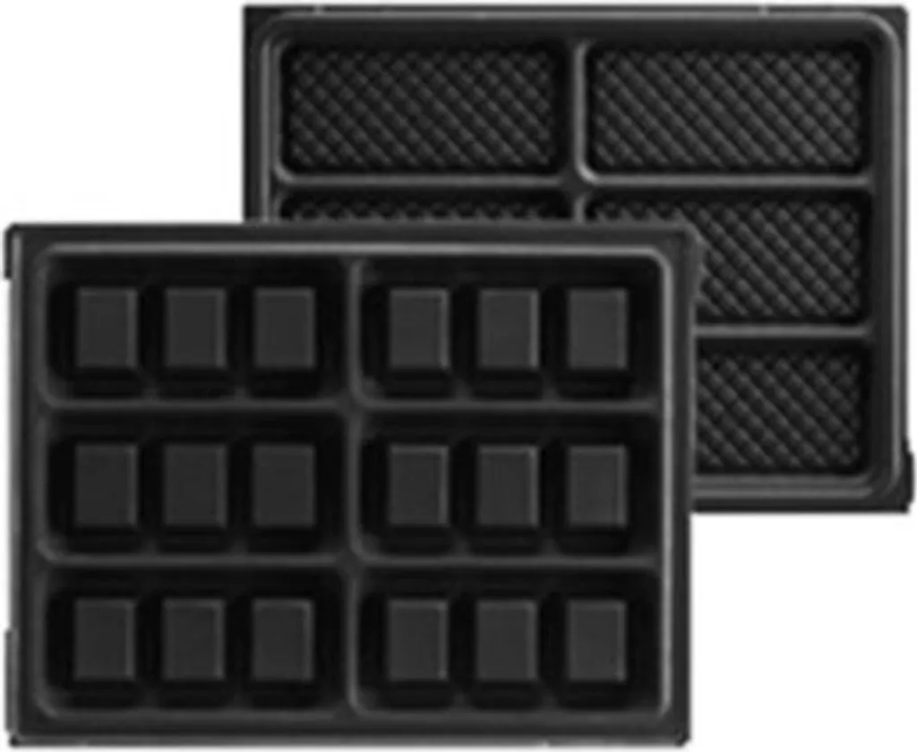 Ricambio Piastre Lagrange 020322 - Mini Waffle Antiaderenti 6 fori
