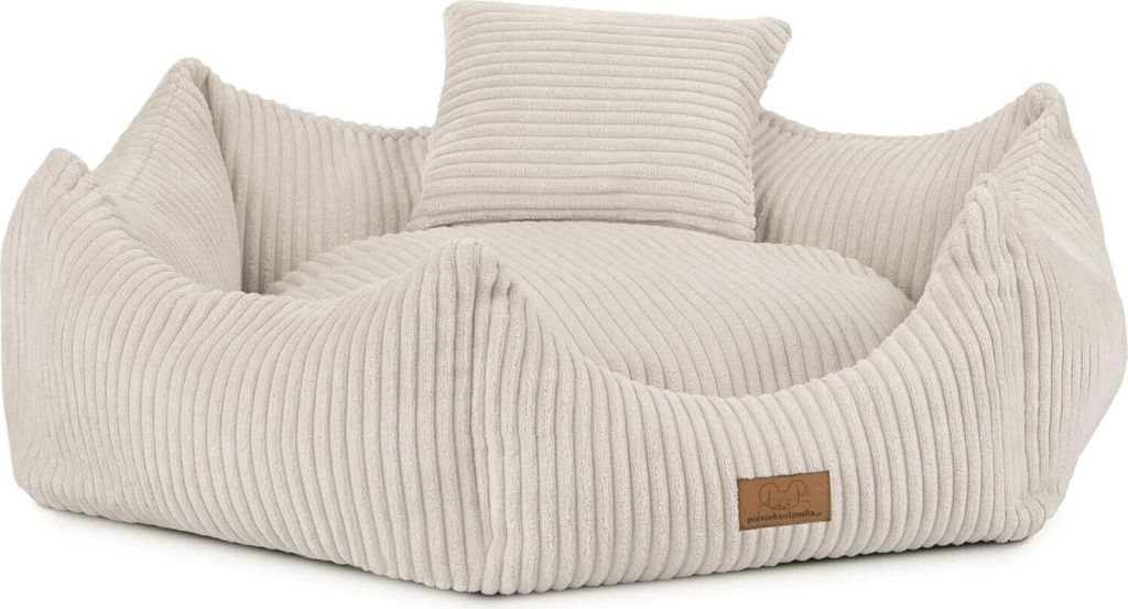 Die Villa 75x38x20 cm, Hundebett mit Rand, Haustierbett, Produktbild 