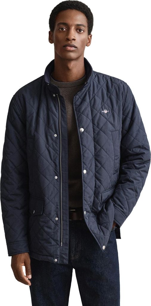 Gant Windcheater Übergangsjacke dunkelblau Polyester