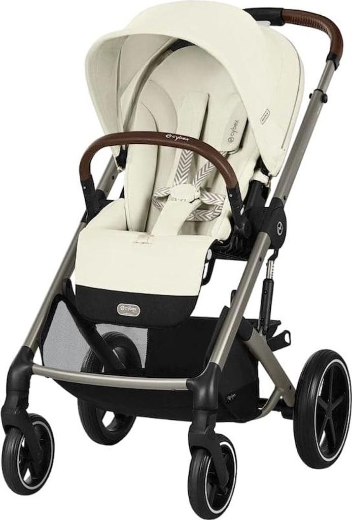 Cybex Balios S Lux Kinderwagen inkl. Babywanne / 2in1 Kombikinderwagen, Farbe:Seashell Beige