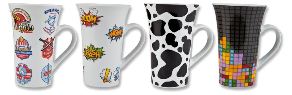 Kaffeebecher XXL Pop 0,5l EUROHOME® – aus Porzellan, Produktbild 