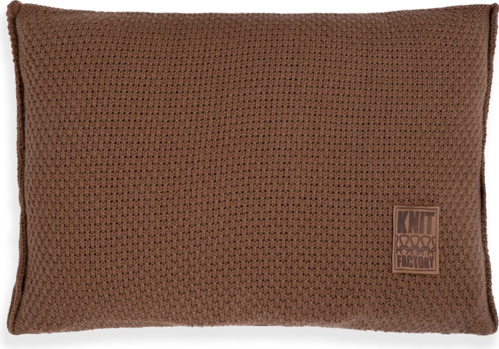 Knit Factory Jesse Kissen - Tobacco - 60x40 cm
