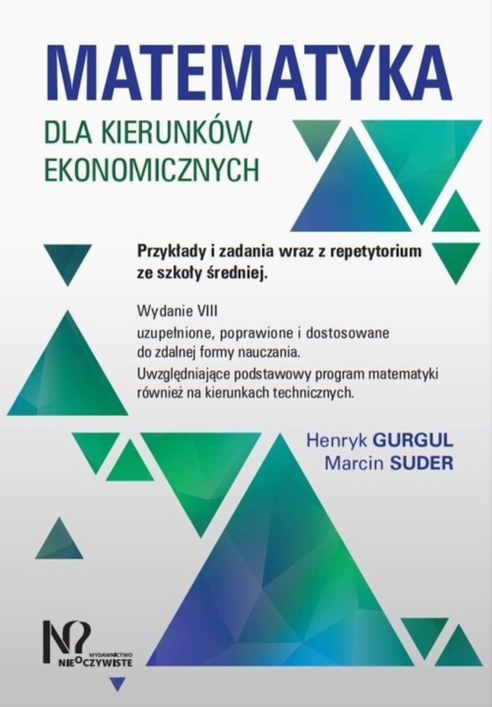 Matematyka dla kierunków ekonomicznych. (Buch auf Polnisch)