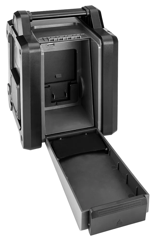 Radio de chantier 18V pour atelier avec Bluetooth et chargeur USB