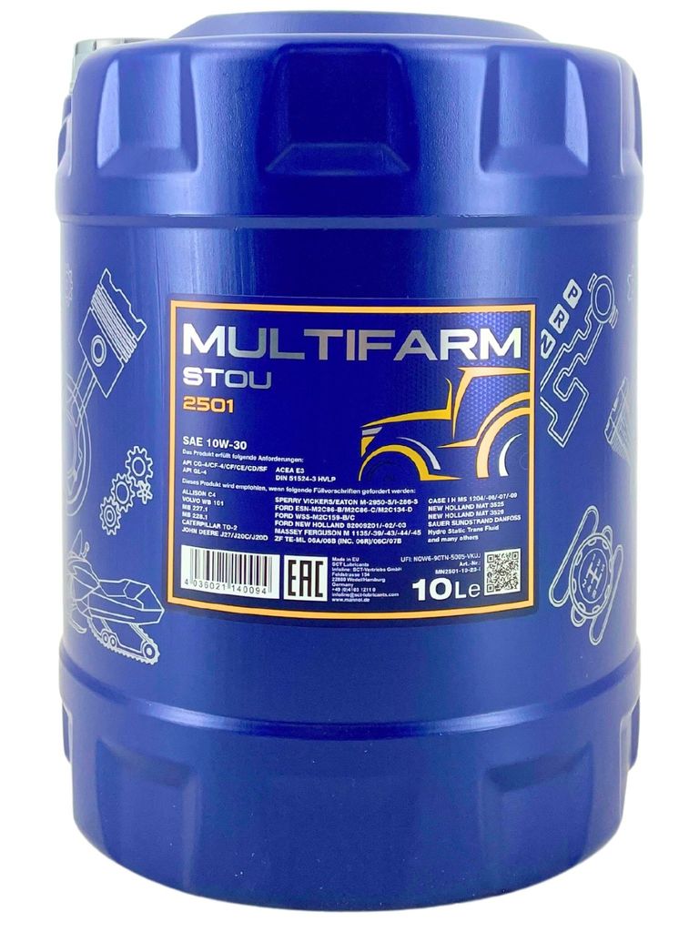 Mannol Multifarm STOU 10W-30 10 Liter (MN2501-10) Produktbild 