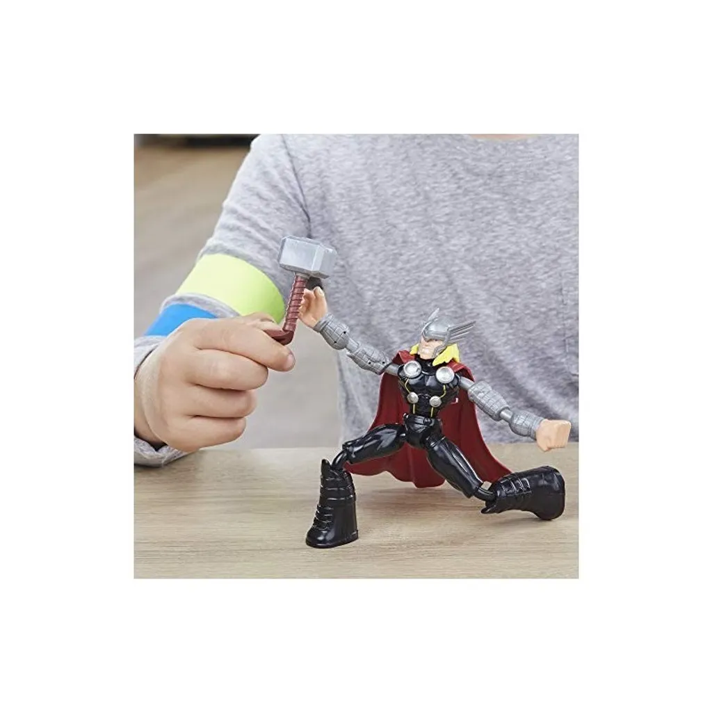 Figurines Hasbro Marvel Avengers Bend and Flex Thor Vs Loki E8932 - 3
