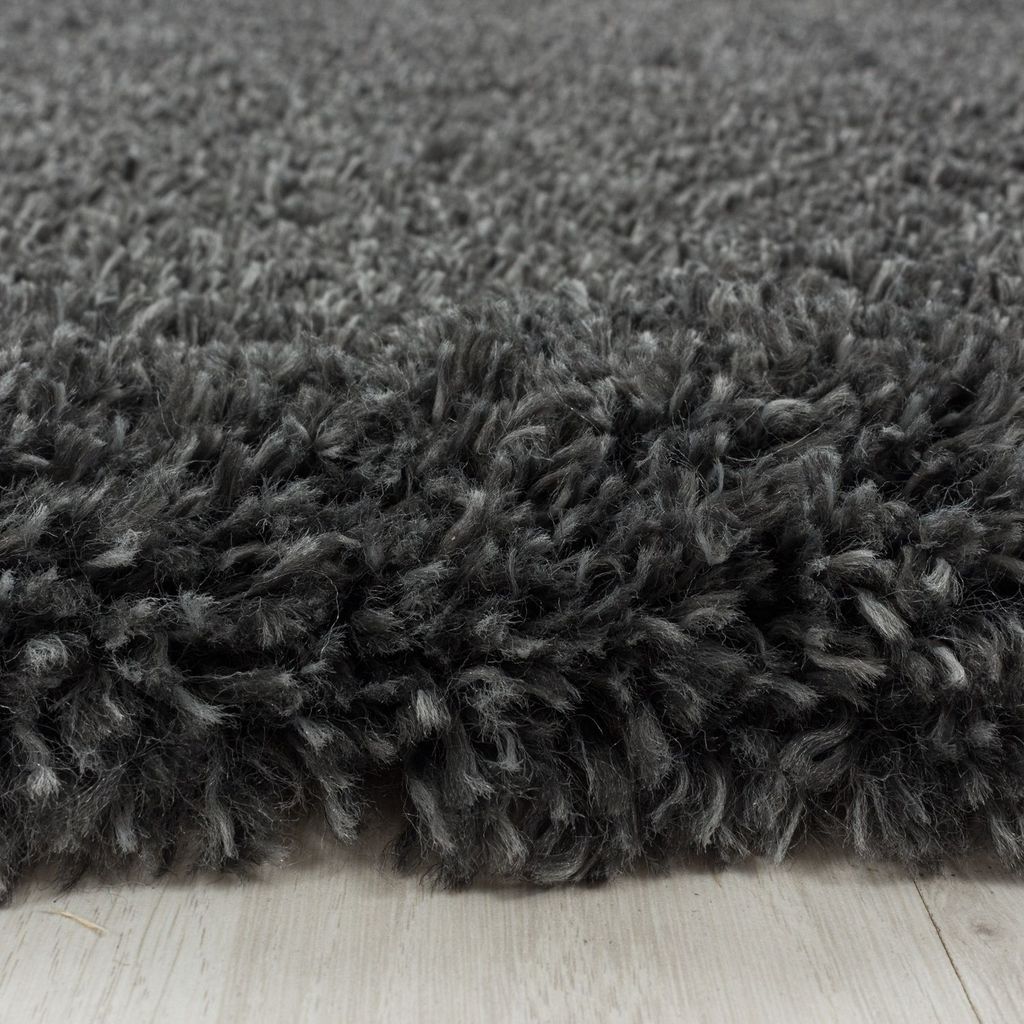Hochflor Teppich Francesca Läufer, Farbe: Grau, Produktbild 