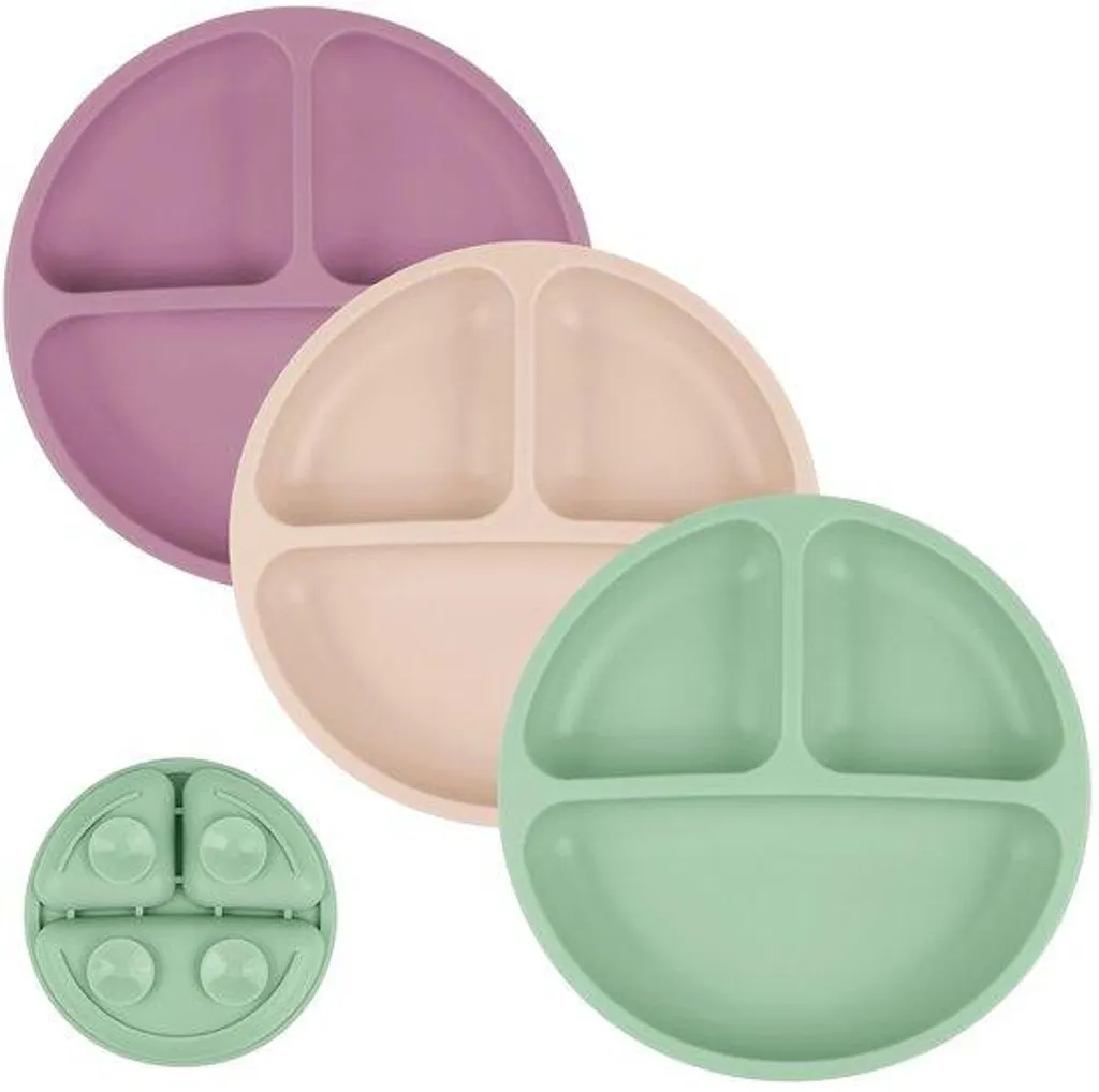 Tapis de change pour bébé en silicone lot de 3 : stable et nomade