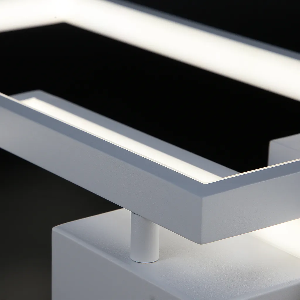 Plafonnier LED 63W Métal Blanc avec Télécommande pour un Éclairage Modulable