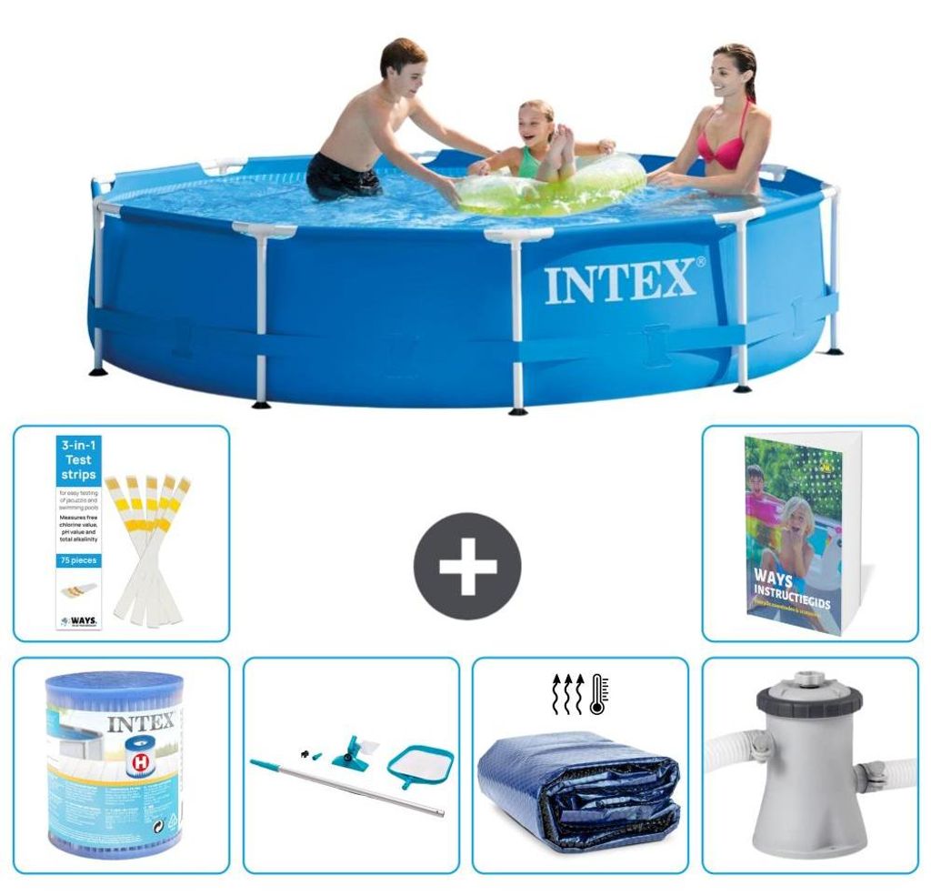 Frame Pool Rund - 305x76 cm - 7-teilig S20