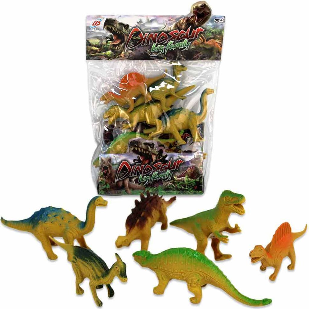 Dino Figuren Set groß - ca. 20,5 x 29 cm Produktbild 