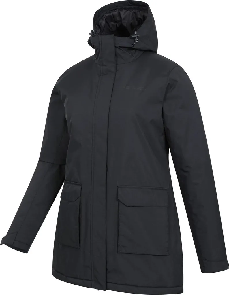 Mountain Warehouse Ranger Parka Imbottito Nero Donna IT 42 - 3