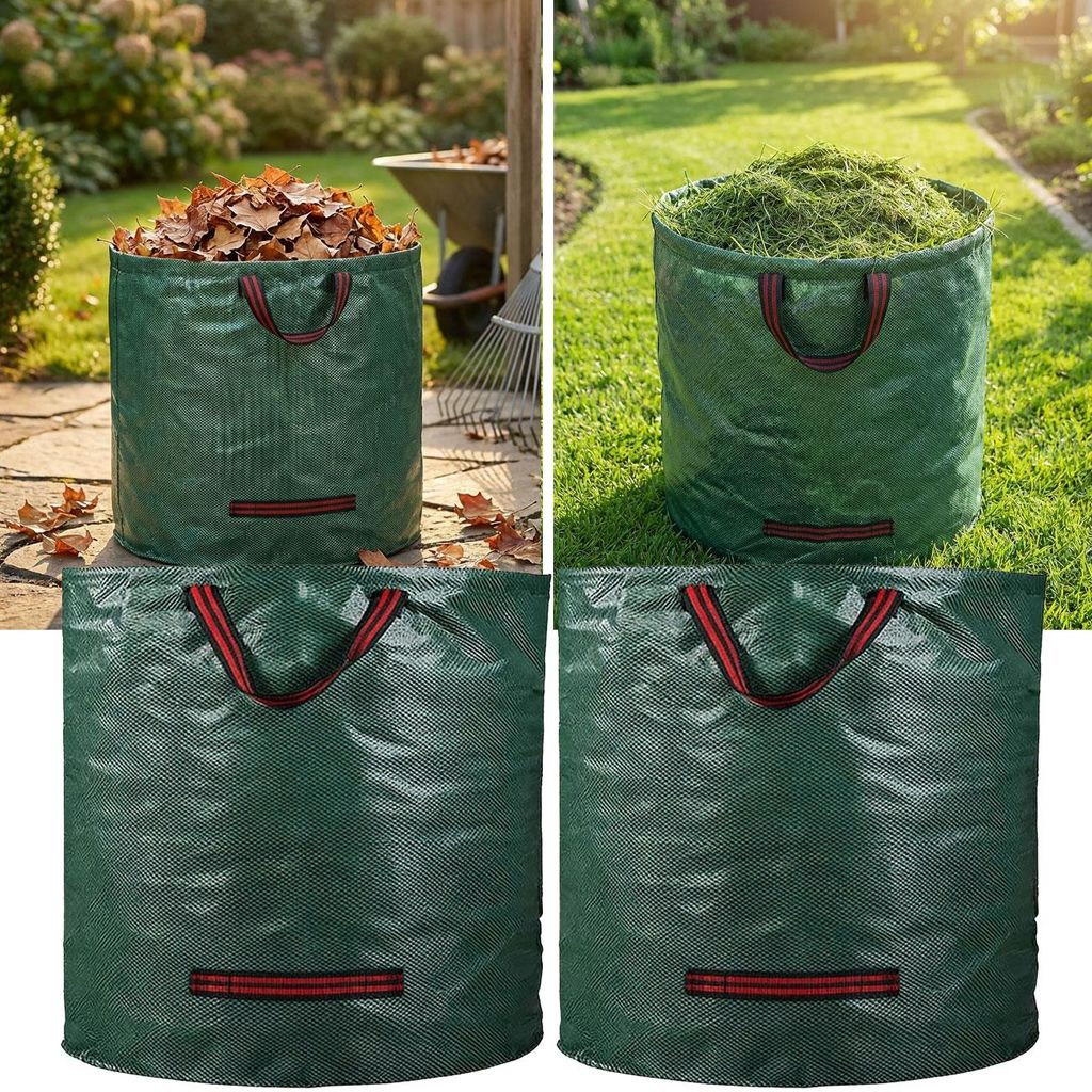 2er-Set XL Garten Abfallsack, je 272  Liter, Ø 67 x 76 cm - Produktbild 