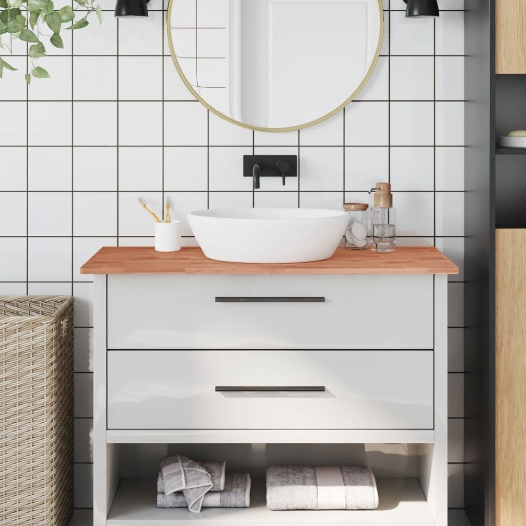 "im Angebot" Waschtischplatte 100x60x1,5 cm Massivholz Buche - Sonstiges Küchenzubehör CC16335