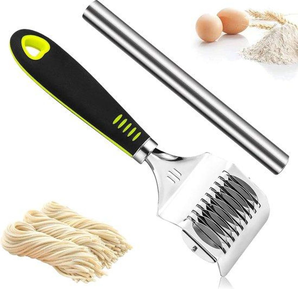 Elektrische pastamachine mit 10 Zoll Deegroller für Pasta, Gebäck, Brot, Schokolade, Kuchen, Eier, Mini-Pizza (22 x 6,7 cm)