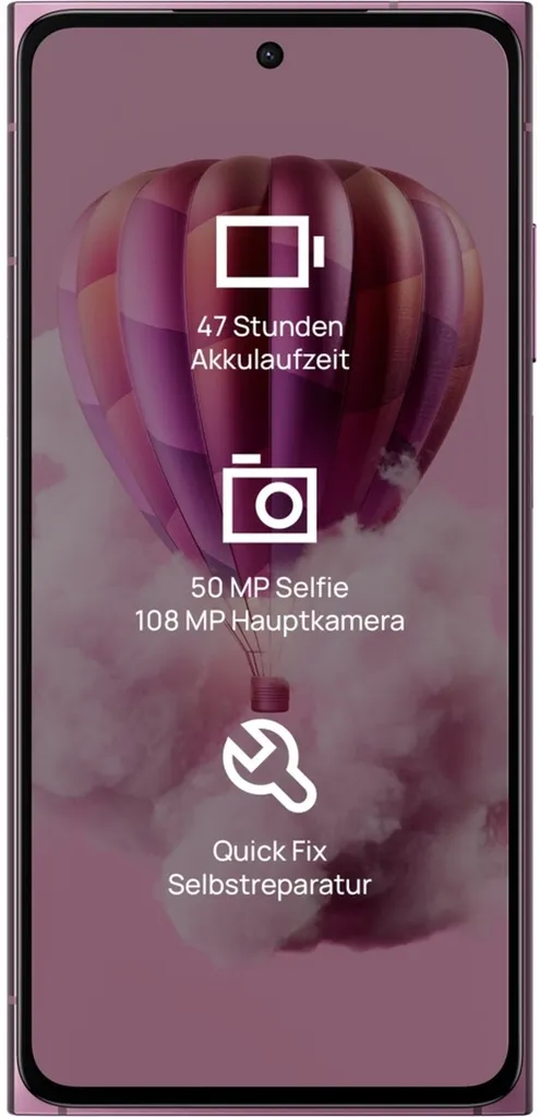 HMD Skyline 5G 256 Go Rose Néon - Finis les Ralentissements et Manque de Place