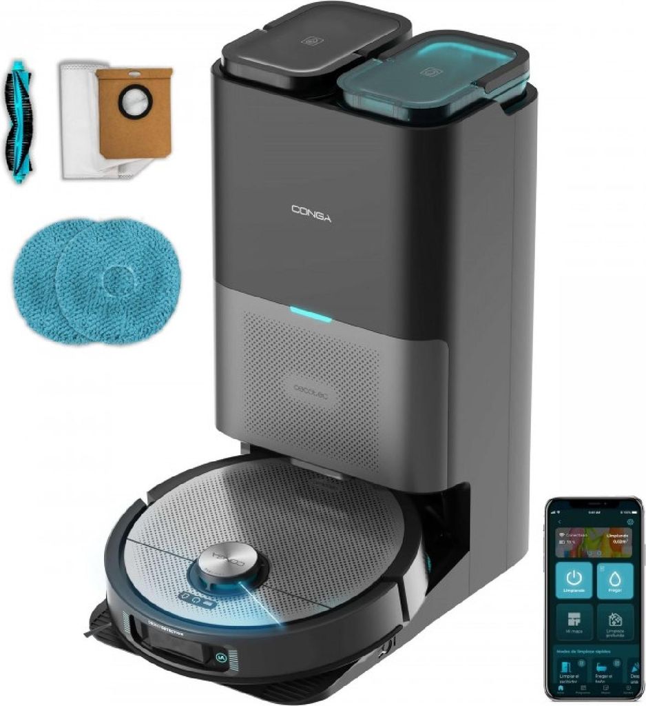 Cecotec Roboterstaubsauger Conga 15090 SpinArm Home&Wash Produktbild 