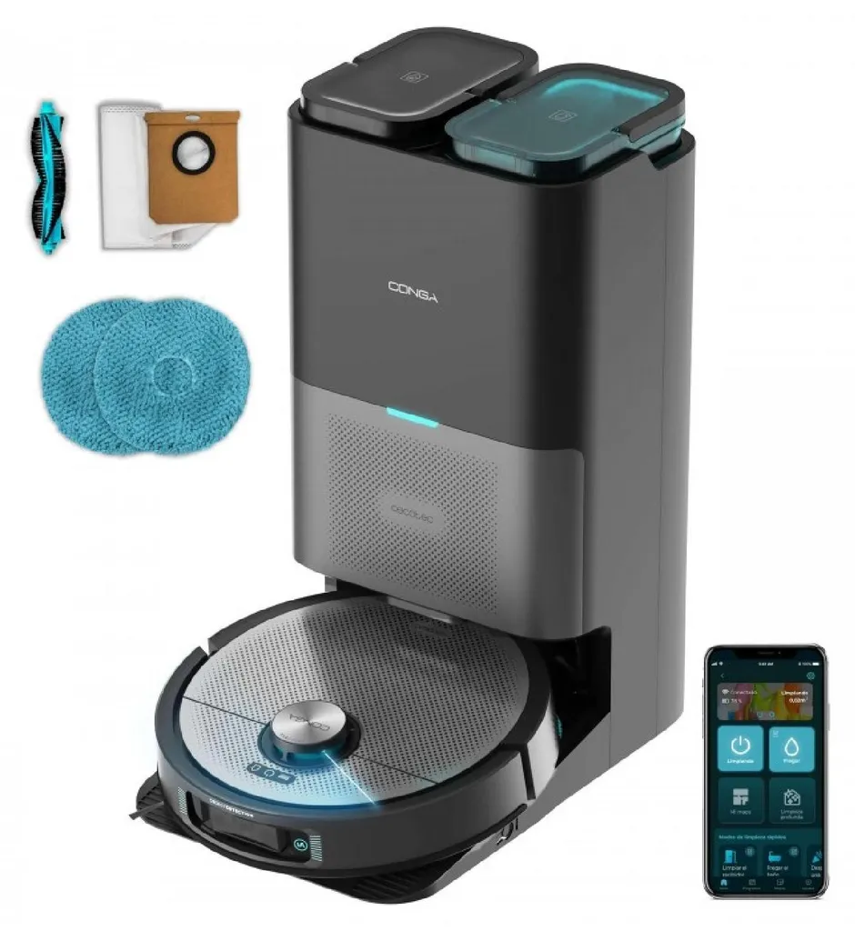 Aspirateur Conga 15090 SpinArm Home&Wash : Fini la Corvée de Nettoyage