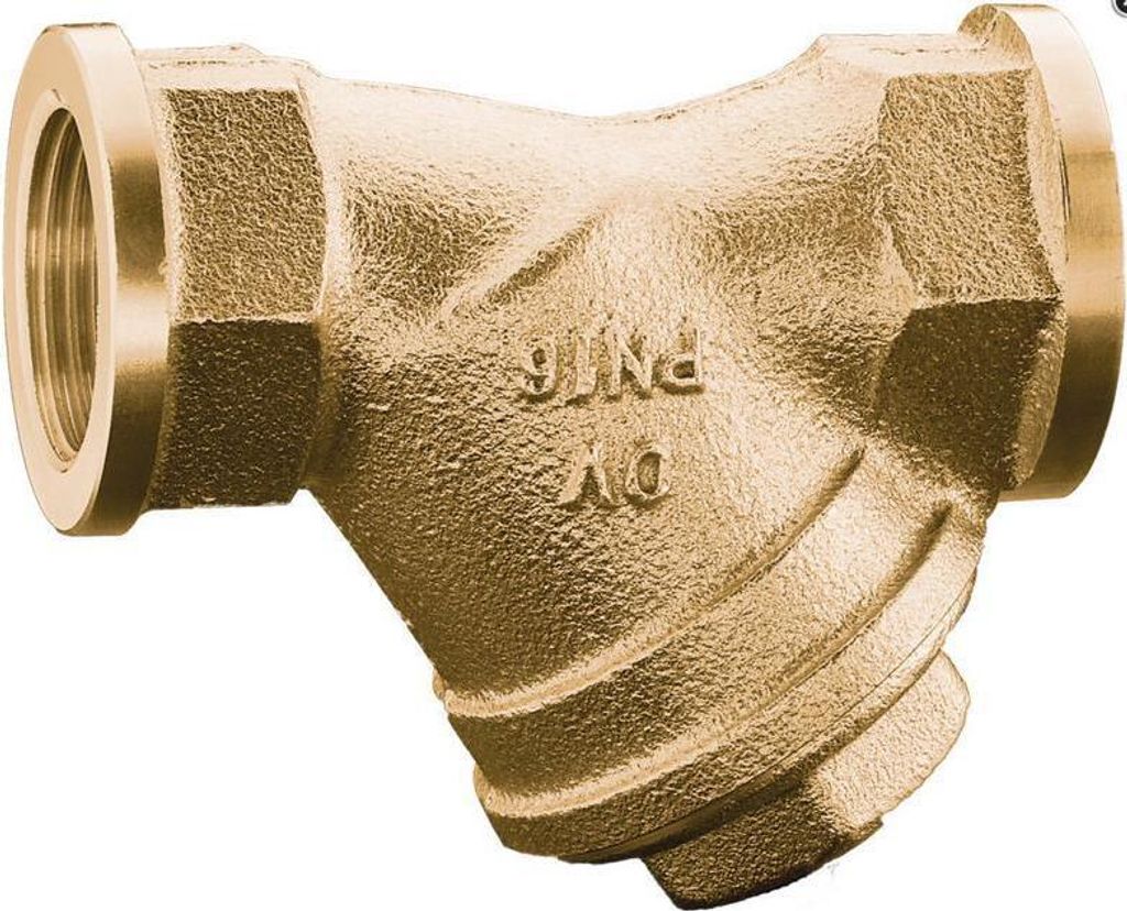Oventrop Schmutzfänger PN 25, Einfachsieb 600 μm DN 25, 1" IG