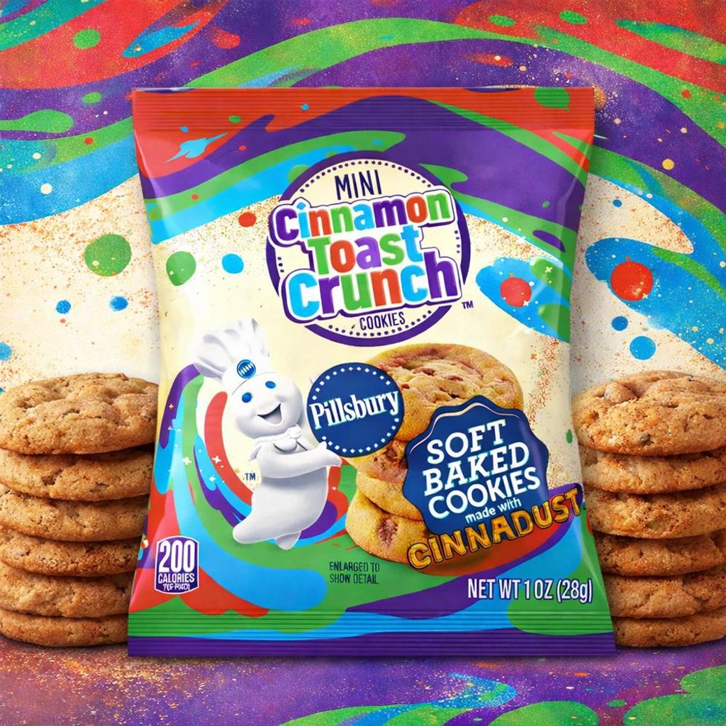 Soft Baked Mini Cookies Cinnamon Toast Crunch 28g Produktbild 