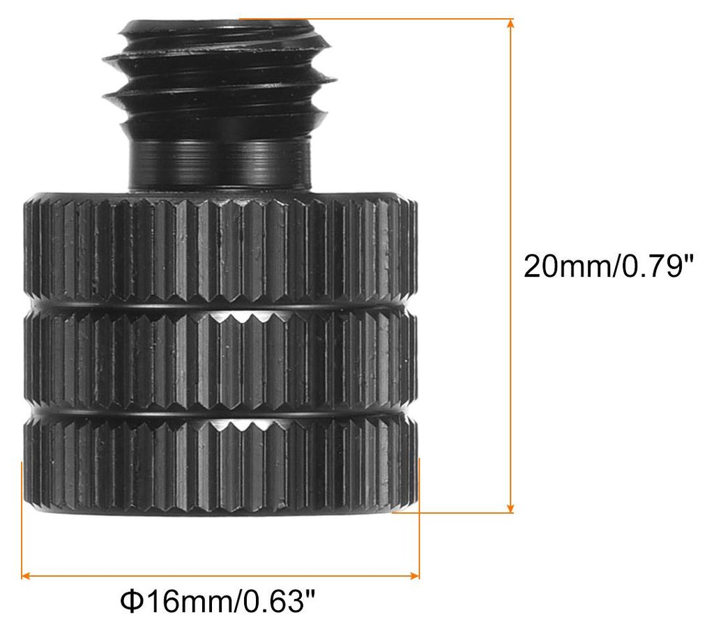 Mikrofonst?nder-Adapter 1/4 Weiblich auf M10 M?nnlich Gewindeadapter fš¹r Mikrofonst?nderhalterung auf Kamerastativadapter