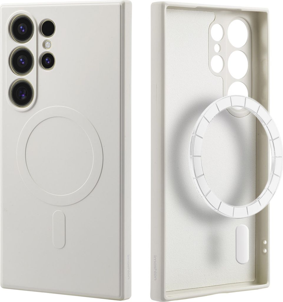 imoshion Color Back Cover mit MagSafe Samsung Galaxy S24 Ultra - Beige