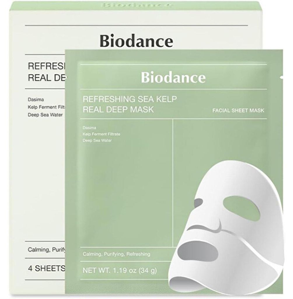Biodance Refreshing Sea Kelp Real Deep Mask 4St. Image du produit 