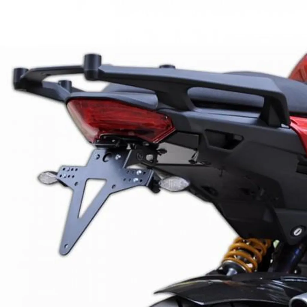 Support de plaque court pour Ducati Multistrada 1200 série 2010 à 2014