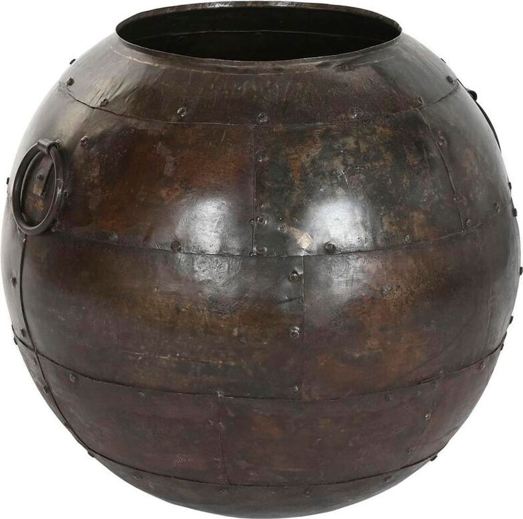 Vase Home ESPRIT Braun Eisen 50 x 50 x 50 cm