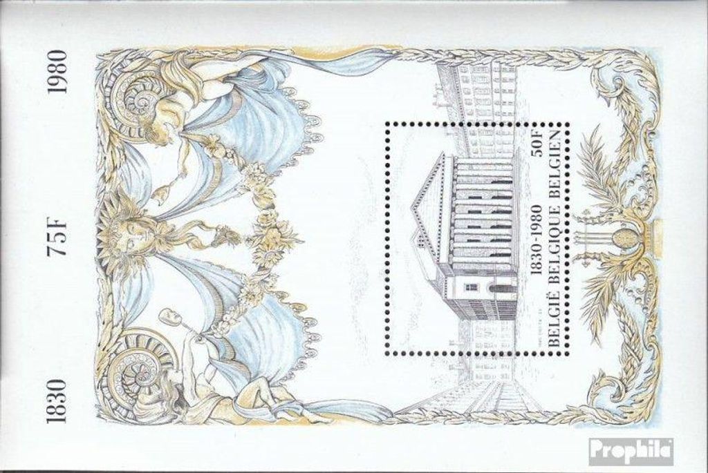 Briefmarken Belgien 1980 Mi Block49 (kompl.Ausg.) gestempelt 150 J. Unabhängigkeit