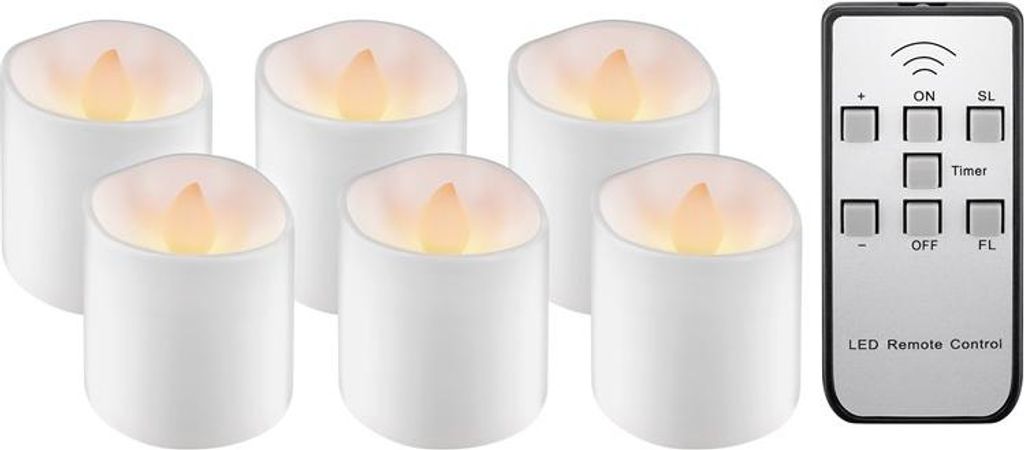 Goobay 6er-Set LED-Teelichter (64603) Produktbild 