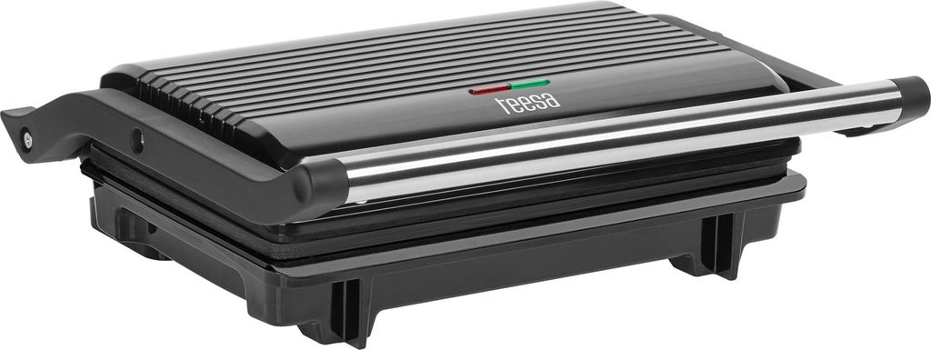 Teesa TSA3234 Grill kontaktowy Panini, toster, 1000 W, stal Zdjęcie produktu 