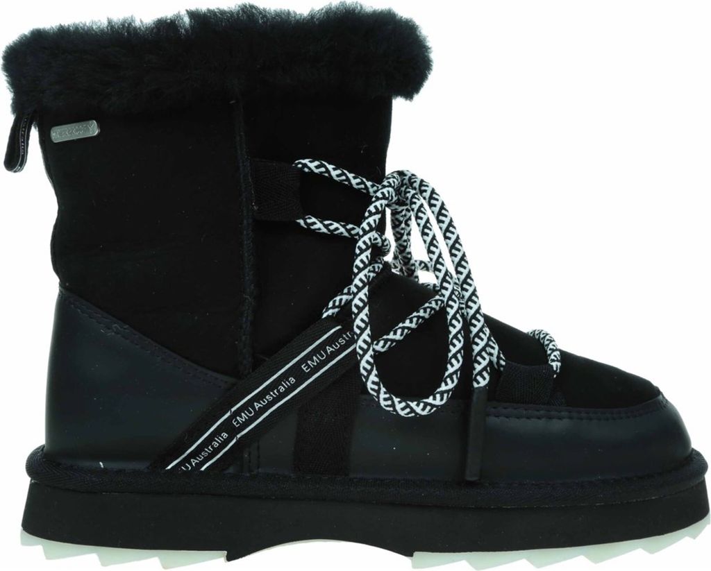 Schuhe Emu wasserdichte Schneestiefel Australia Blurred W12641Black