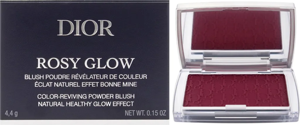 Dior Rosy Glow Blush 006 Berry - Fini le Teint Terne, Éclat Rose Baie